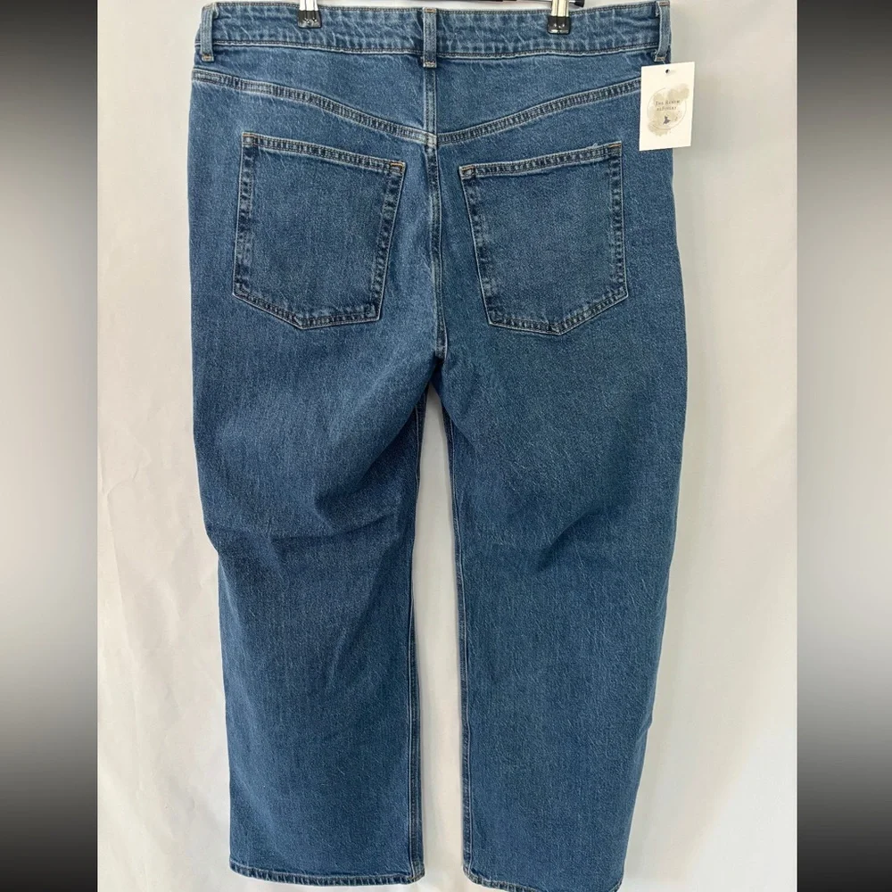 3 for $30👖 H&M Straight Wide Leg Denim | Sz 33 or 16 (j152n19) - Picture 3 of 3